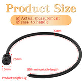 36cm Electric Urethral Plug | Male Penis Stimulator for BDSM & Sensation Play